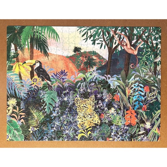 The Fantastic Jungle 500 Piece Jigsaw Puzzle Jeanetta Art & Design - Complete - Picture 2 of 6